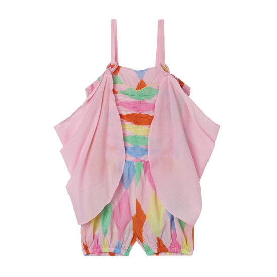 Stella McCartney Kids Fairy Multi-coloured Harlequin All-Over Print Dress