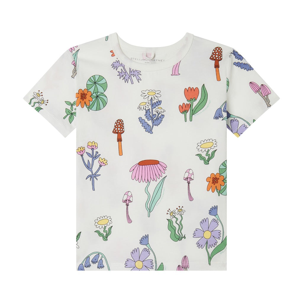 Stella McCartney Kids Fairy Floral All-Over Print T-shirt