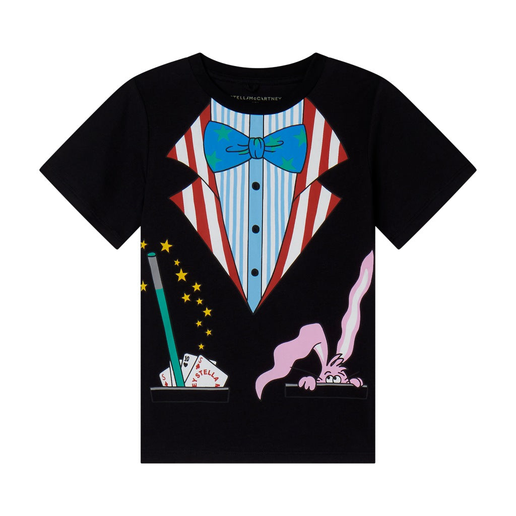 Stella McCartney Kids Magician Bunny Print T-shirt
