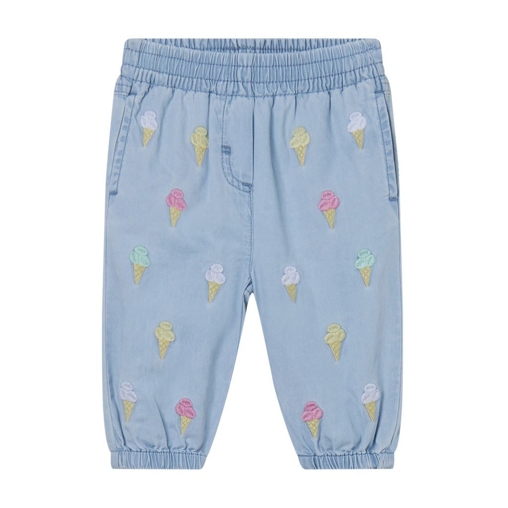 Stella McCartney Kids Ice Cream Embroidery Trousers