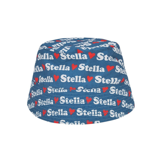Stella McCartney Kids Logo All-Over Print Hat