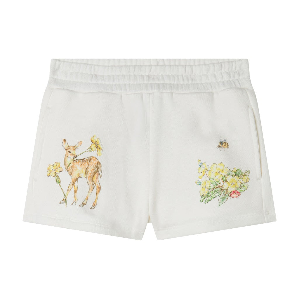 Stella McCartney Kids Woodland Print Fleece Shorts