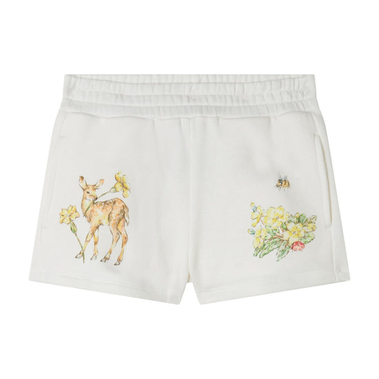 Stella McCartney Kids Woodland Print Fleece Shorts