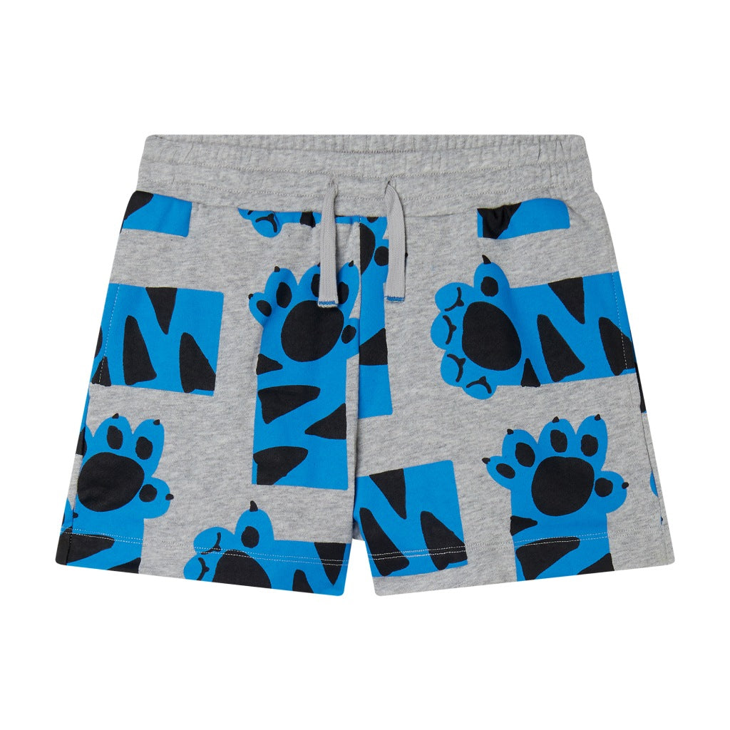 Stella McCartney Kids Cat Paws All-Over Print Shorts