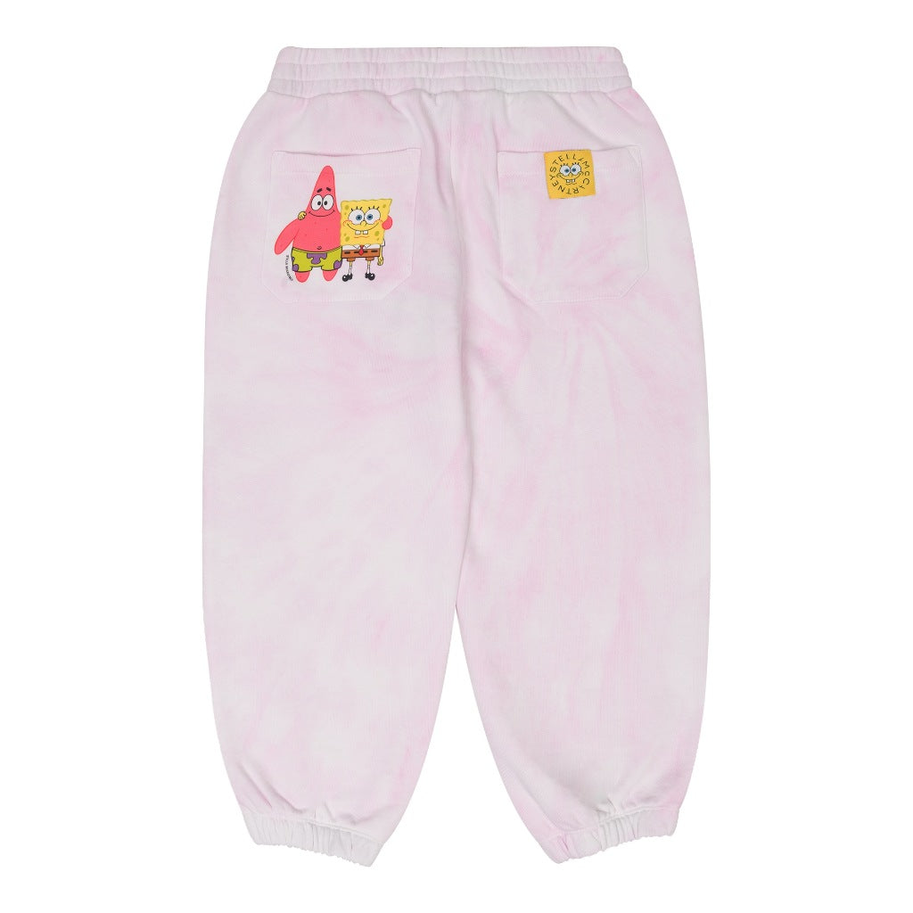 Stella McCartney Kids Tie-Dye SpongeBob Print Sweatpants