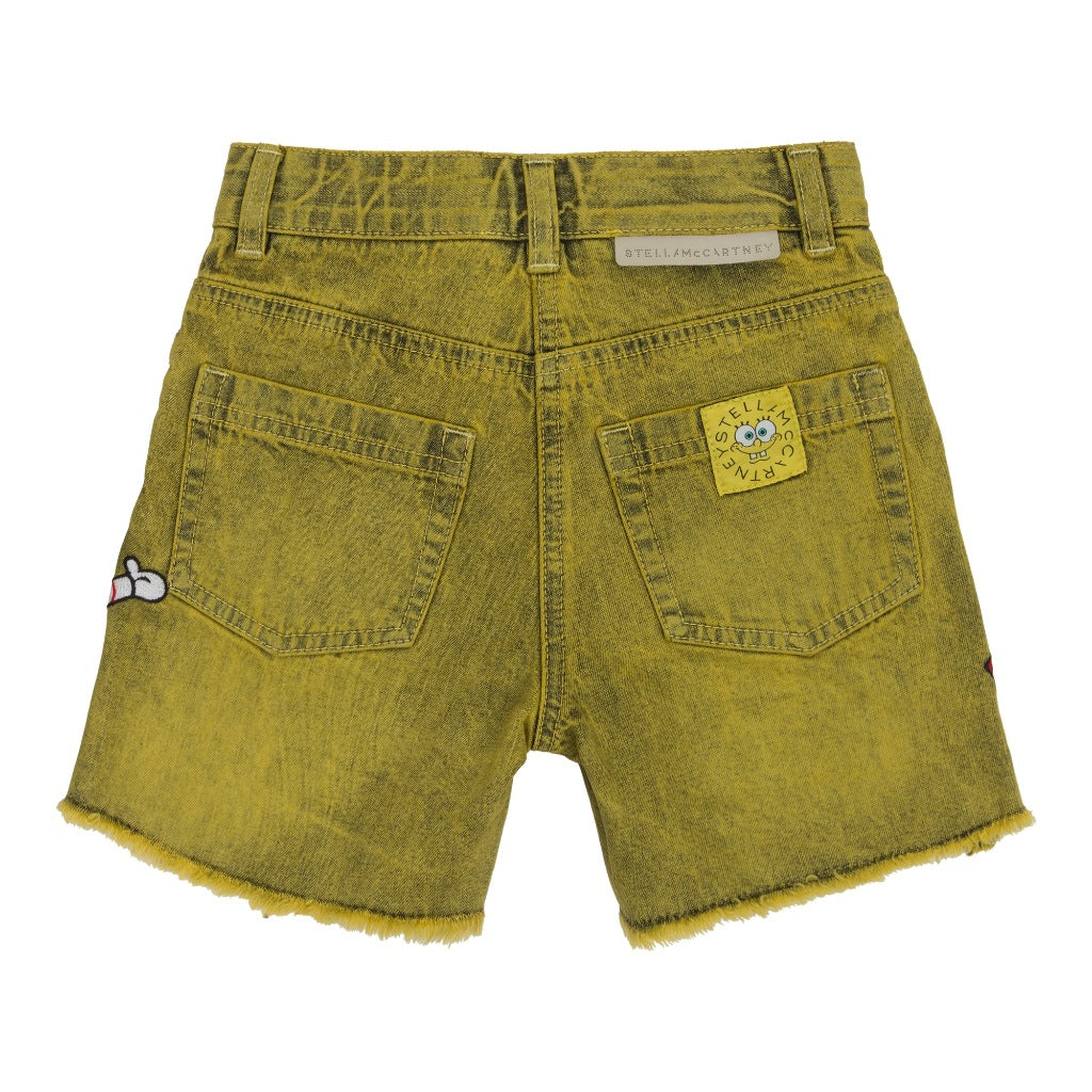 Stella McCartney Kids SpongeBob Denim Shorts