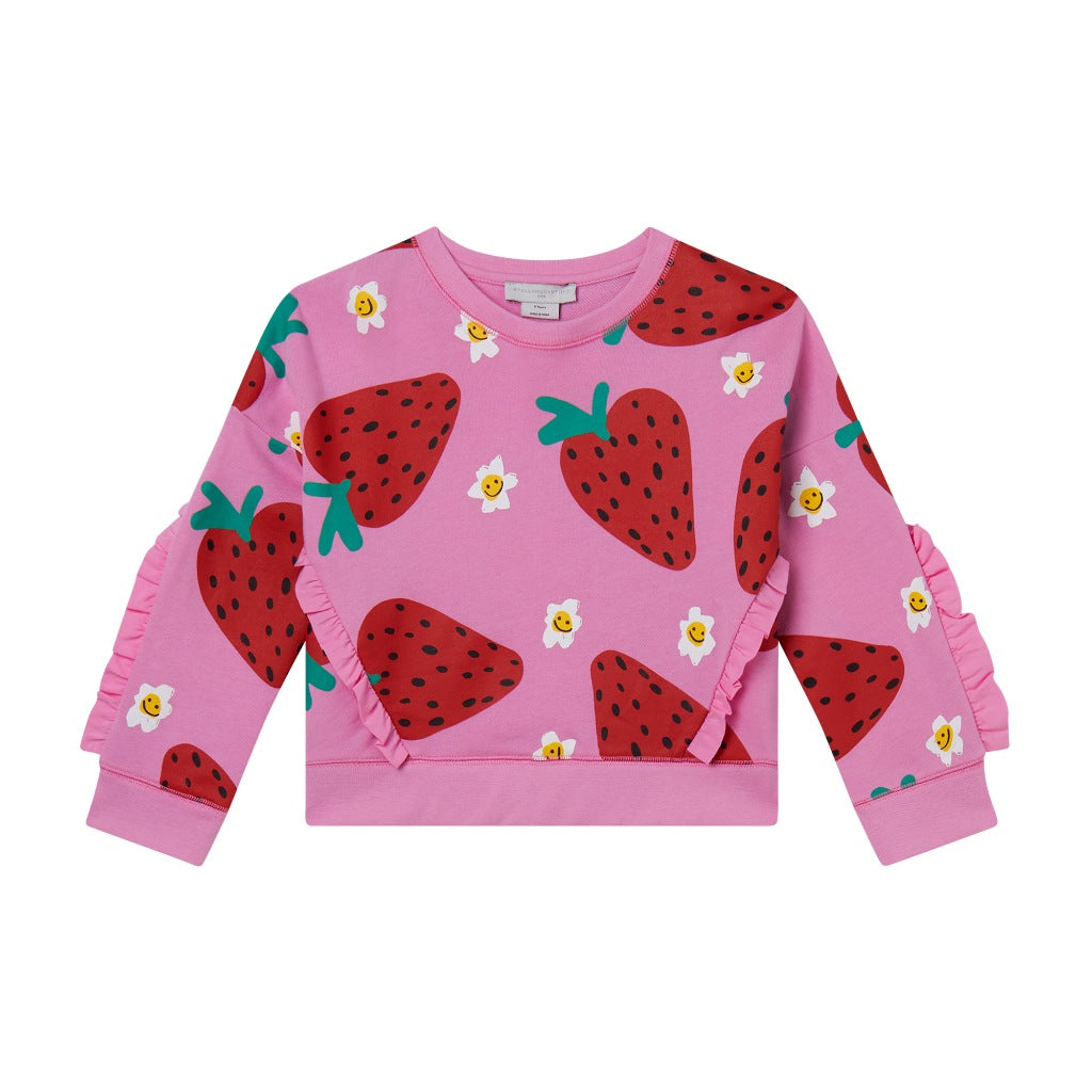 Stella McCartney Kids Strawberries E Flowers All-Over Print Sweatshirt