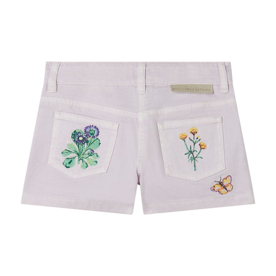 Load image into Gallery viewer, Stella McCartney Kids Cotton Gabardine Floral Shorts
