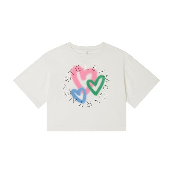 Stella McCartney Kids Hearts Print T-shirt