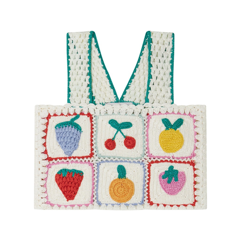 Stella McCartney Kids Cotton Fruits Knit Top