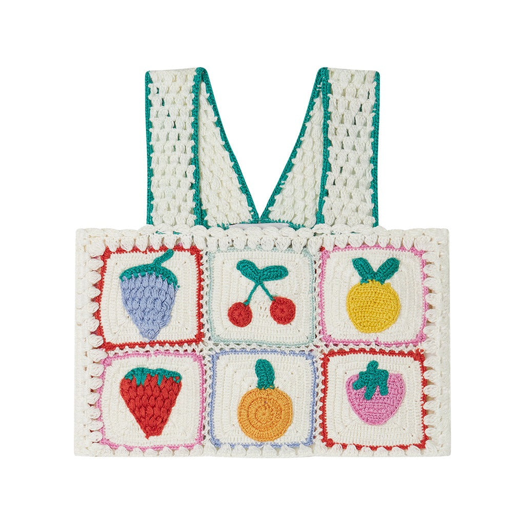 Stella McCartney Kids Cotton Fruits Knit Top