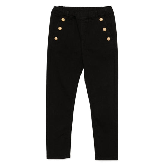 Balmain Kids Signature Button Trousers