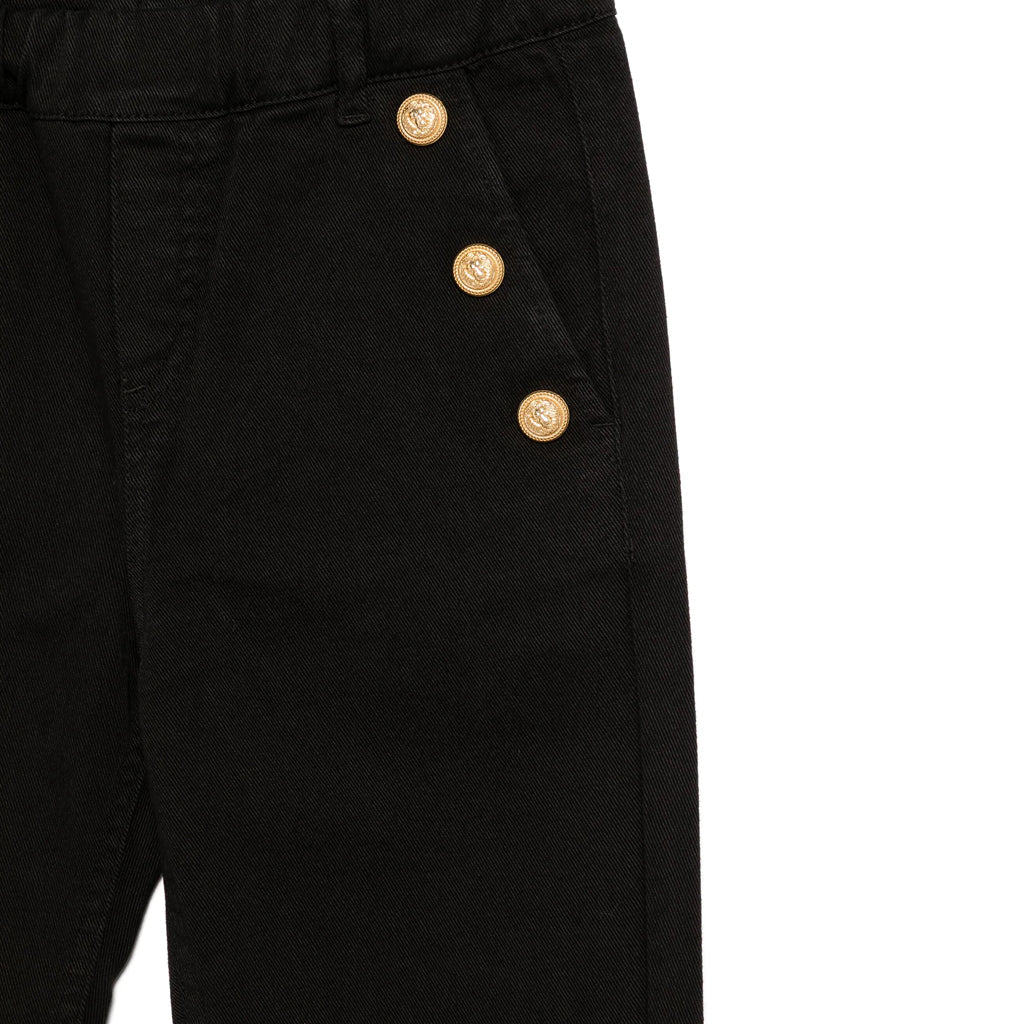 Balmain Kids Signature Button Trousers