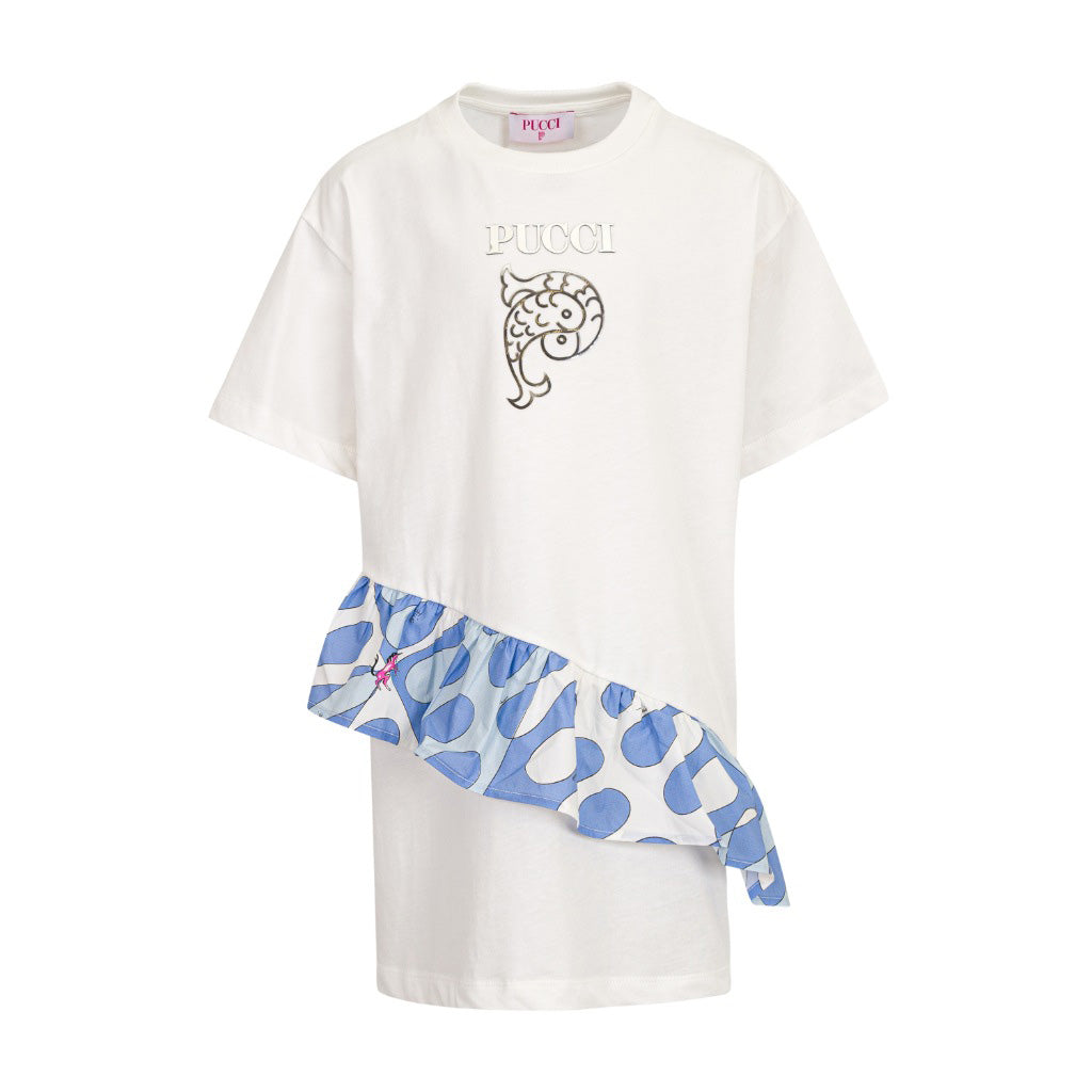 Emilio Pucci Frill T-shirt Dress