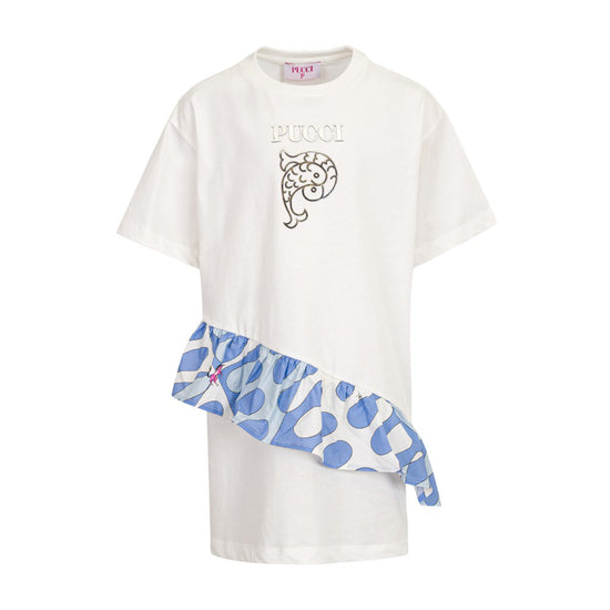 Emilio Pucci Frill T-shirt Dress