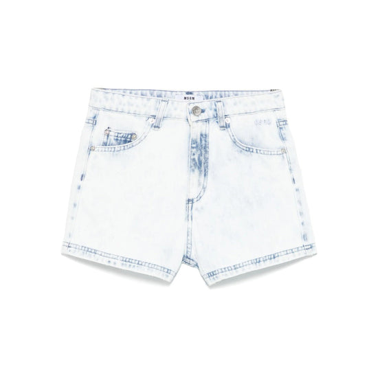 MSGM Kids Denim Shorts