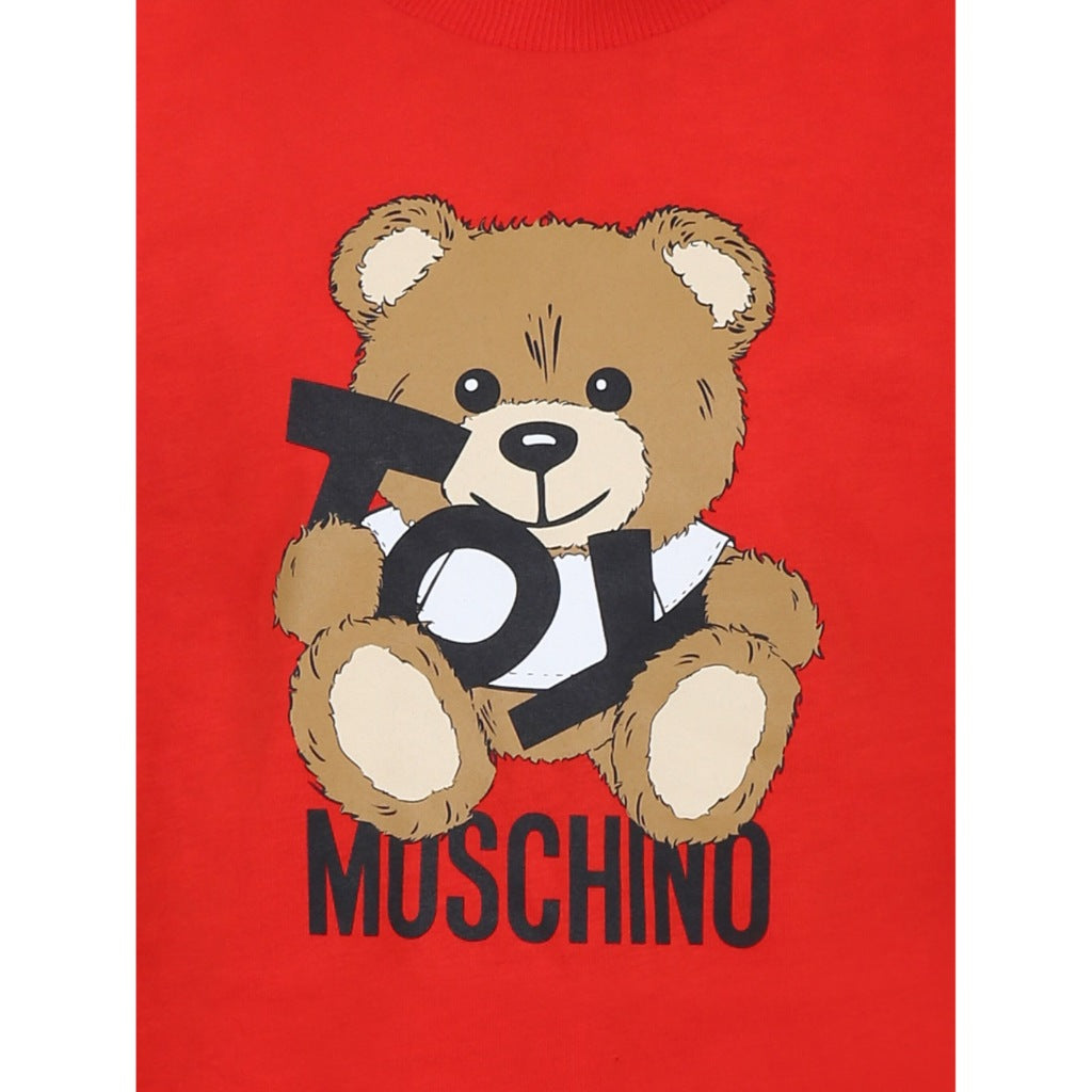 Moschino Kids Toy Bear T-shirt - Red