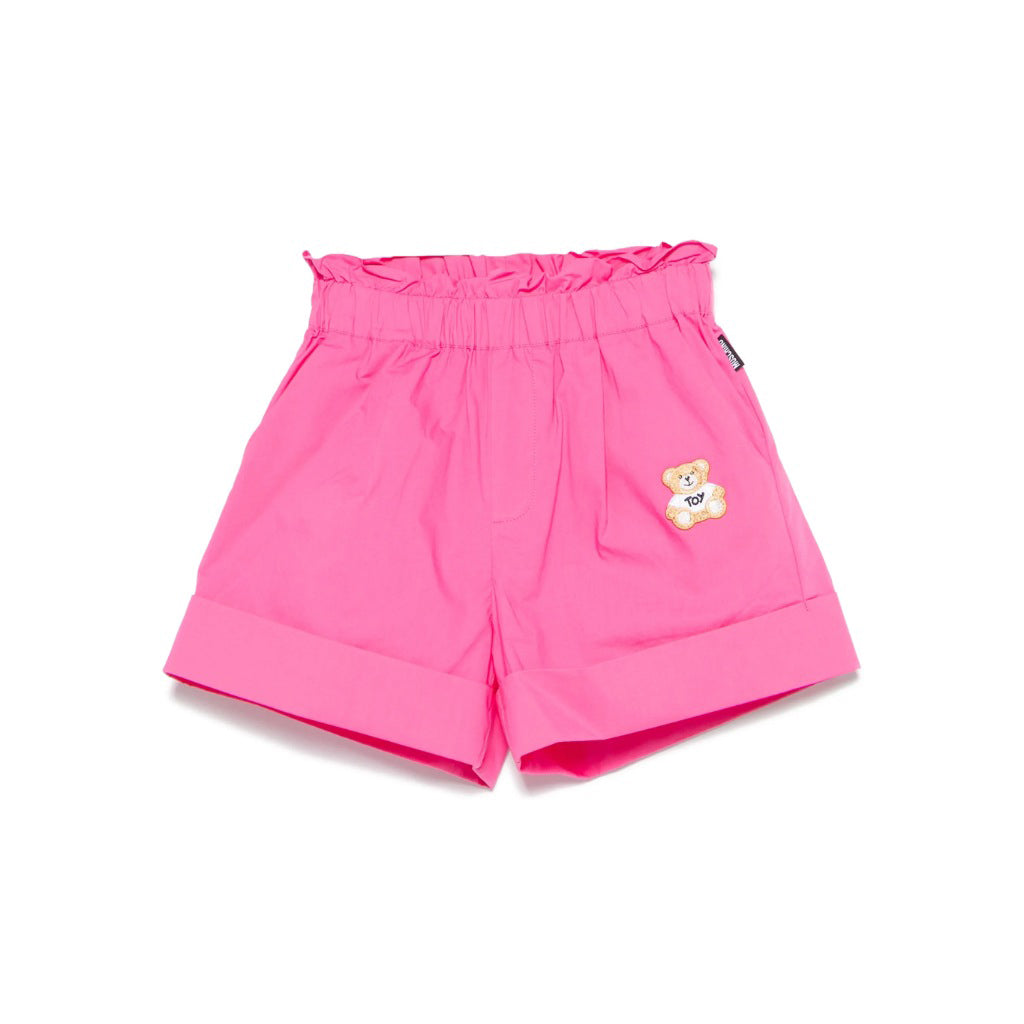 Moschino Kids Toy Bear Shorts - Fuchsia
