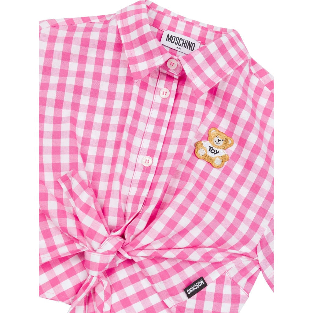 Moschino Kids Gingham Shirt