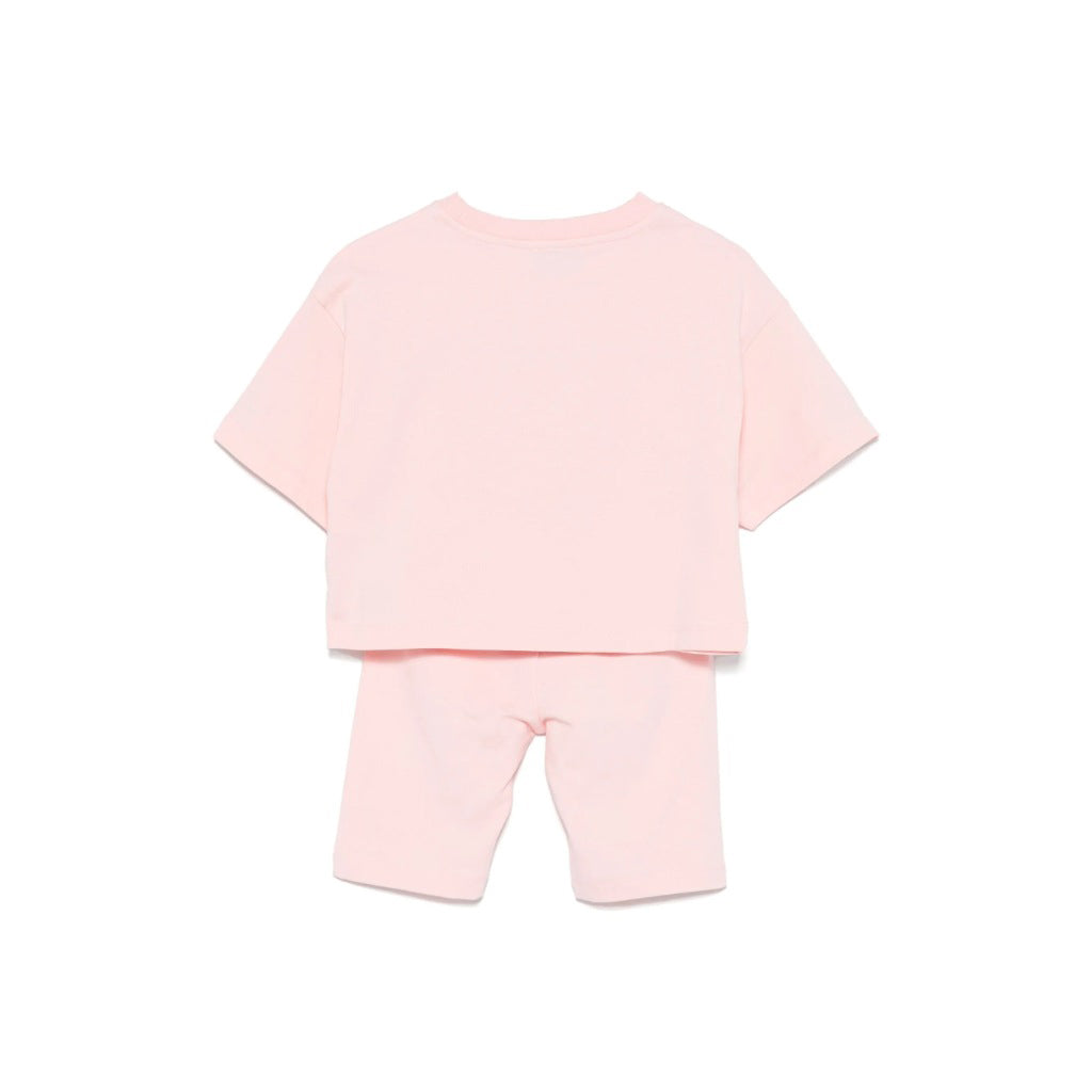 Moschino Kids Toy Bear T-shirt With Shorts Set - Pink