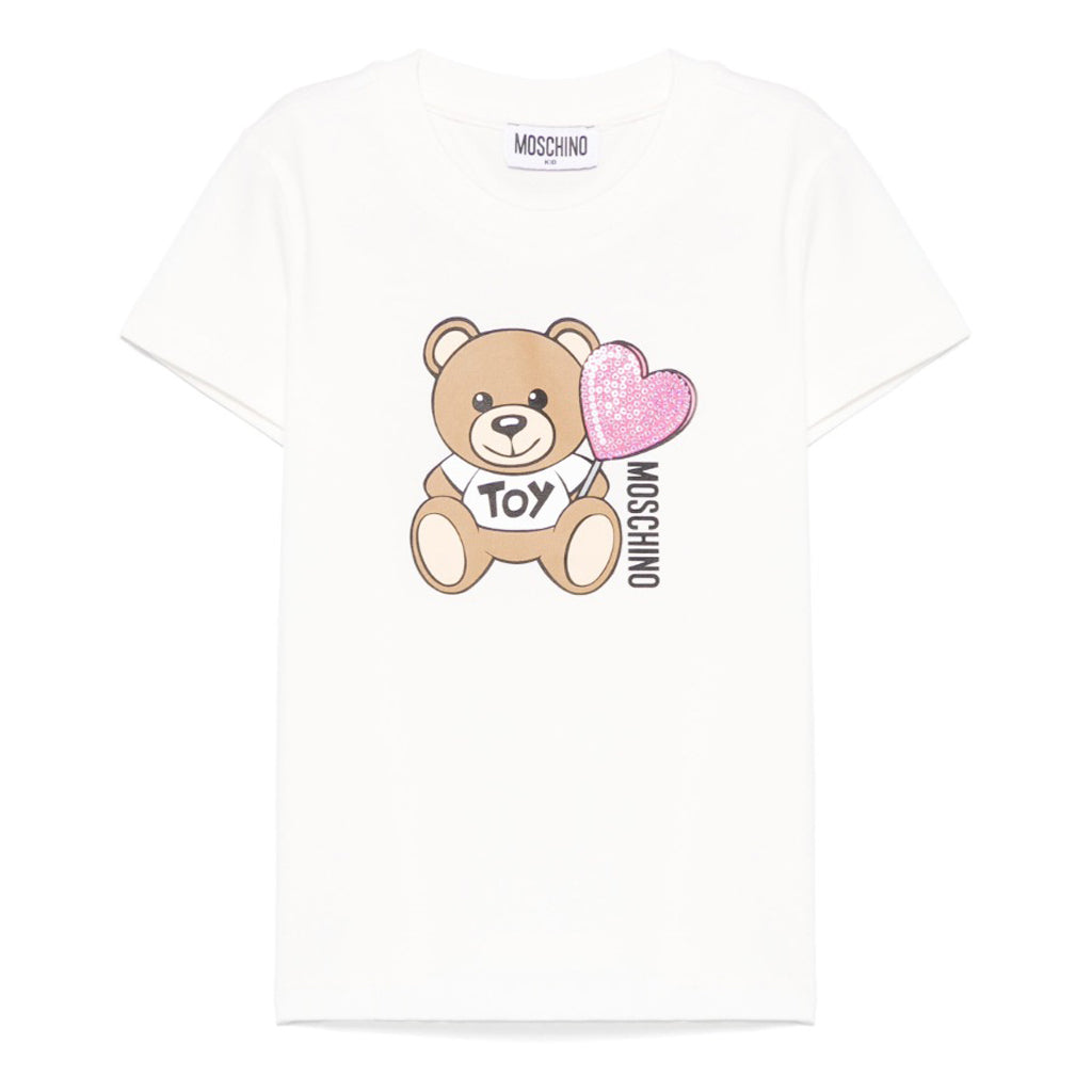 Moschino Kids Teddy Heart T-shirt