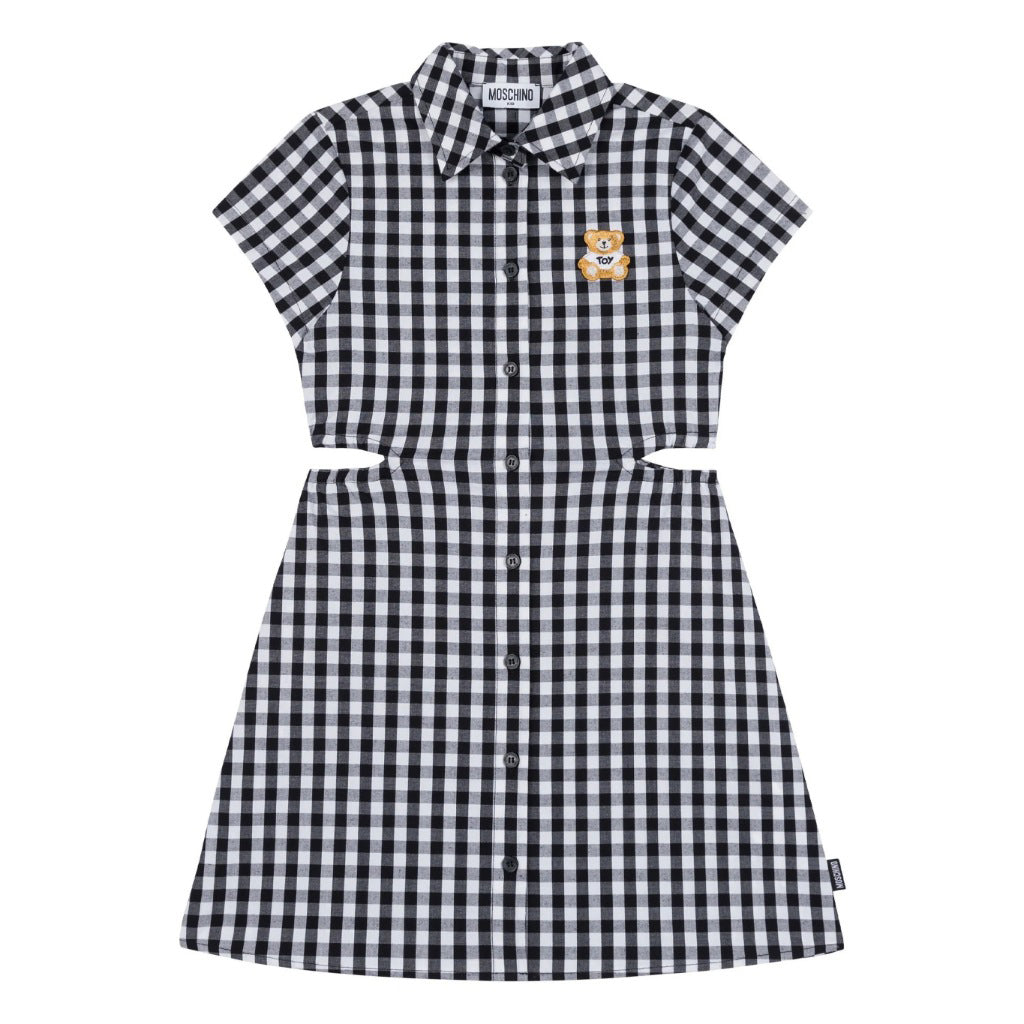 Moschino Kids Gingham Shirt Dress