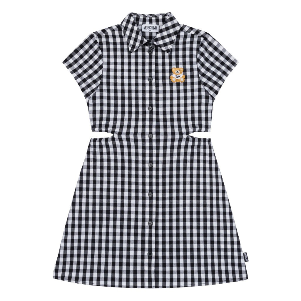 Moschino Kids Gingham Shirt Dress