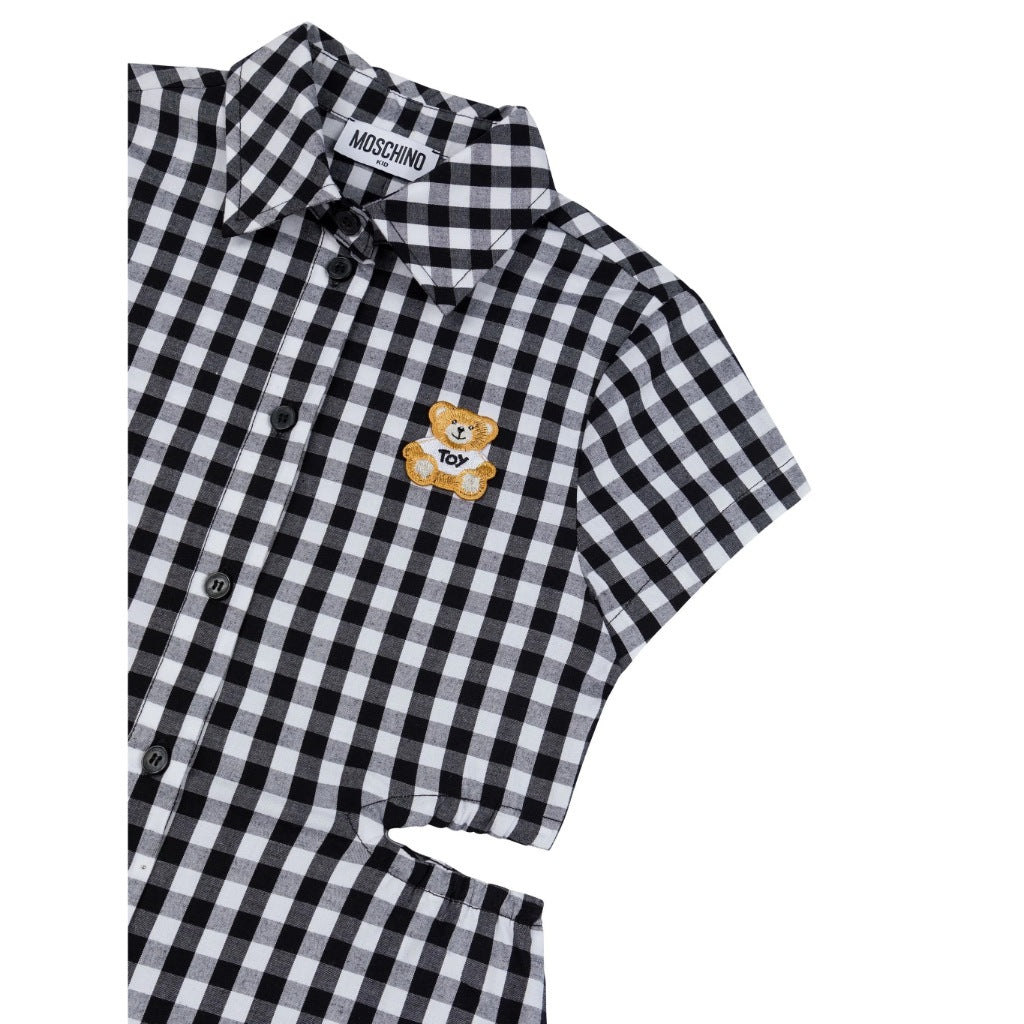 Moschino Kids Gingham Shirt Dress