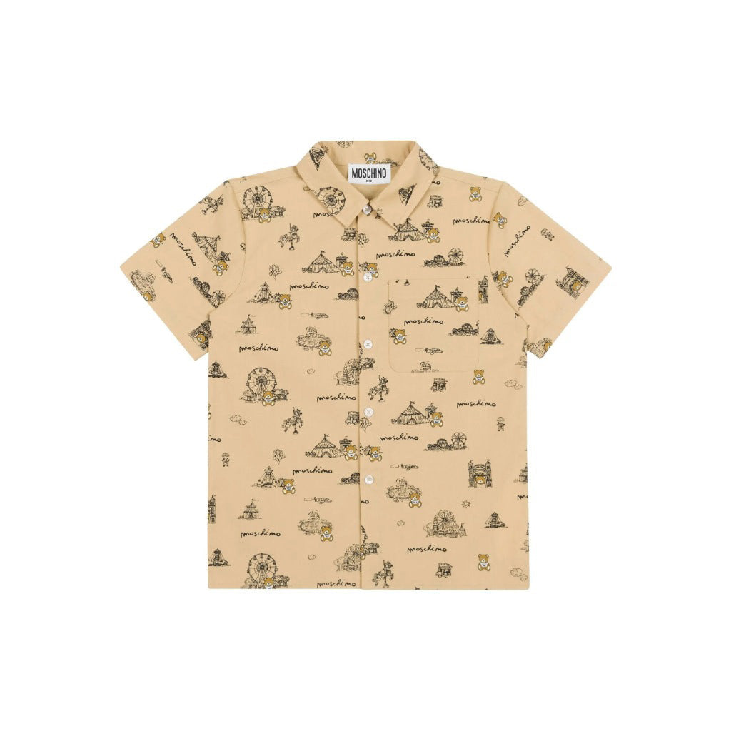 Moschino Kids Graphic Print Shirt