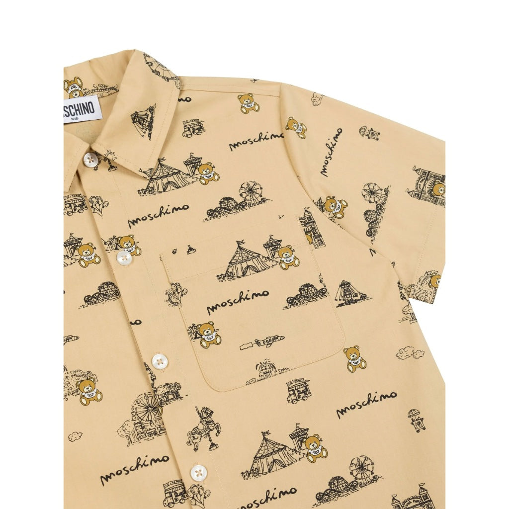 Moschino Kids Graphic Print Shirt