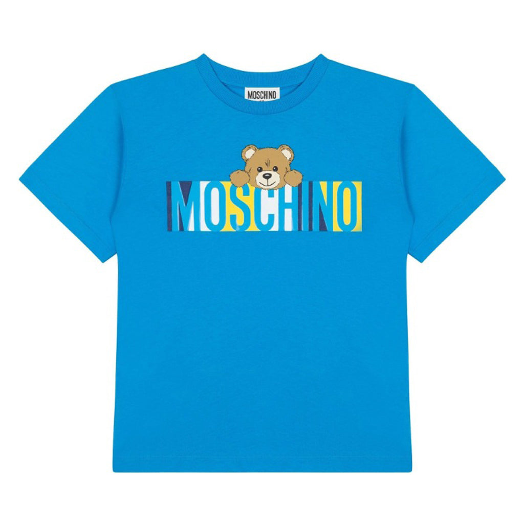 Moschino Kids Teddy Logo Maxi T-shirt
