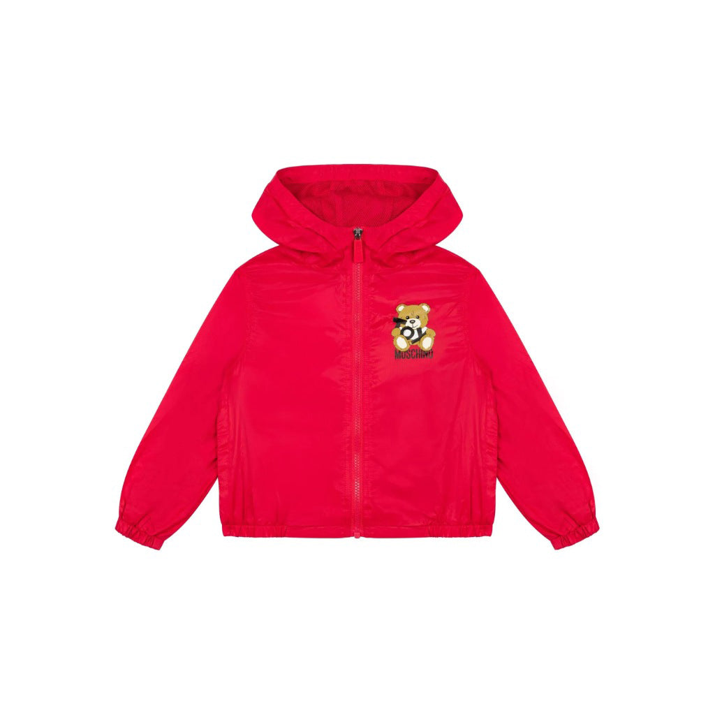 Moschino Kids Toy Bear Hooded Jacket