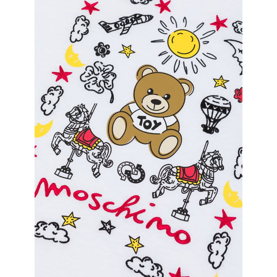 Moschino Kids Teddy Graphic Maxi T-shirt