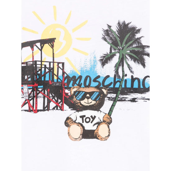 Moschino Kids Teddy Graphic Maxi T-shirt