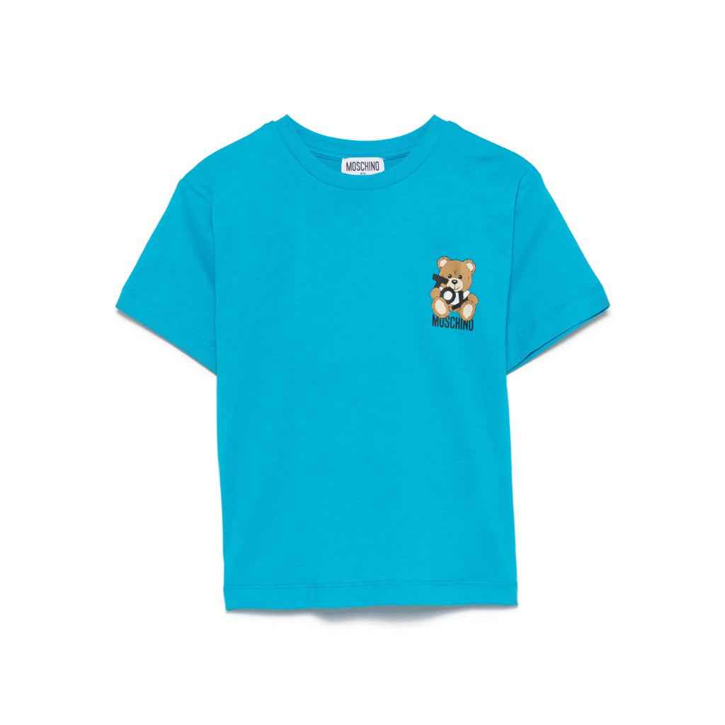 Moschino Kids Toy Bear Maxi T-shirt - Blue
