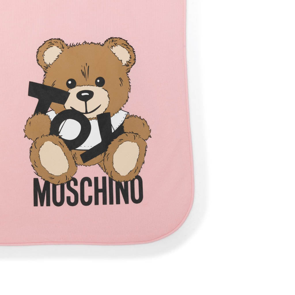 Moschino Kids Toy Bear Blanket