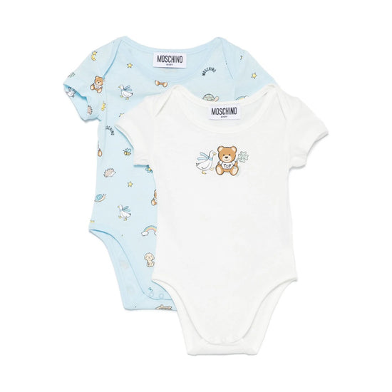 Moschino Kids Teddy Graphic Bodysuit Gift Set