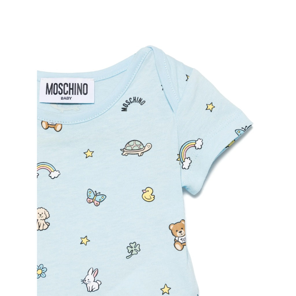 Moschino Kids Teddy Graphic Bodysuit Gift Set