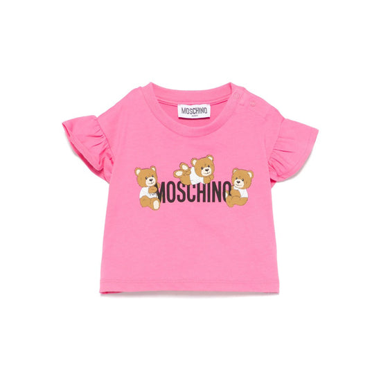 Moschino Kids Teddy Logo T-shirt