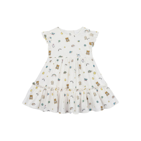 Moschino Kids All-Over Pattern Dress
