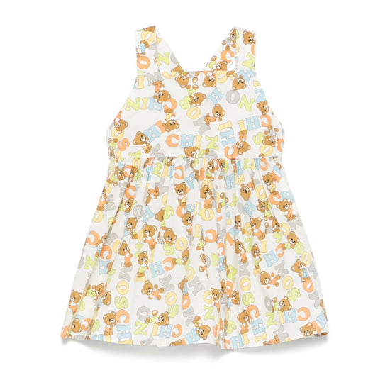 Moschino Kids All-Over Pattern Dress