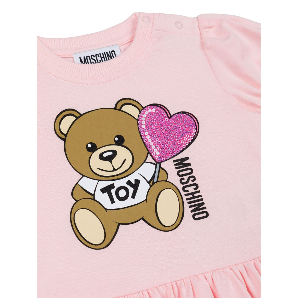 Moschino Kids Teddy Heart Dress