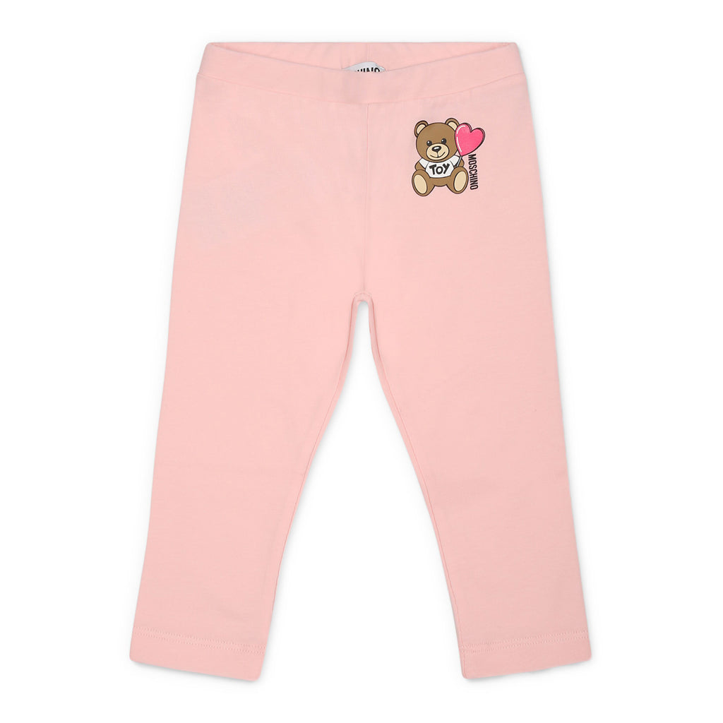 Moschino Kids Teddy Heart Leggings