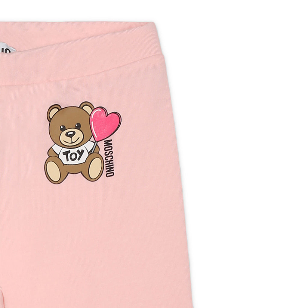 Moschino Kids Teddy Heart Leggings