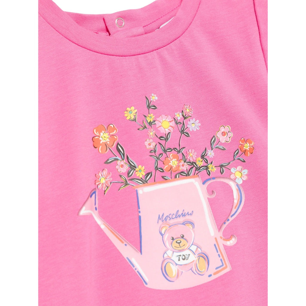 Moschino Kids Teddy Graphic T-shirt