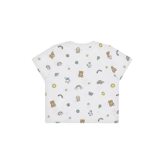 Moschino Kids Teddy Graphic All-Over T-shirt