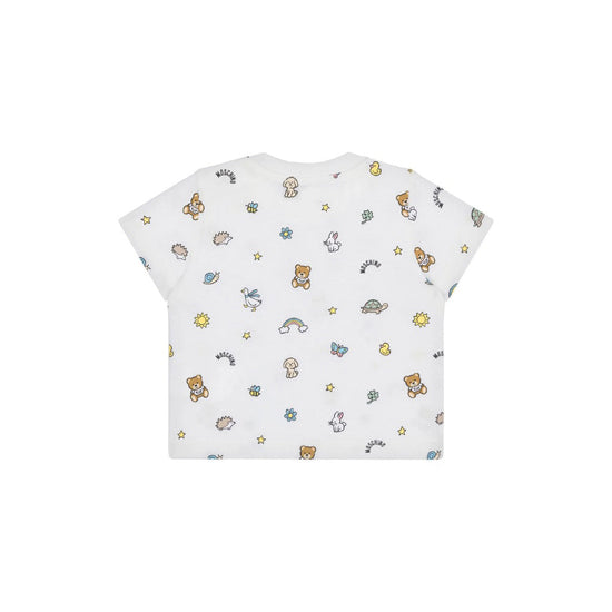 Moschino Kids Teddy Graphic All-Over T-shirt
