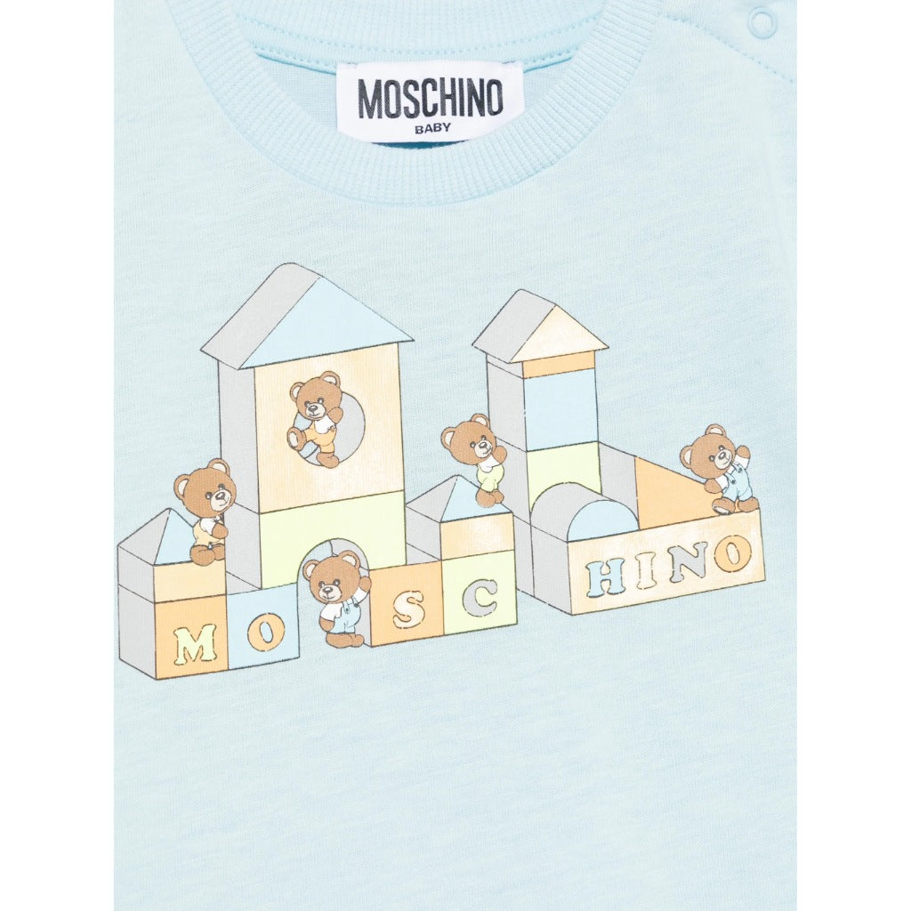 Moschino Kids Baby Bear Romper With Gift Box