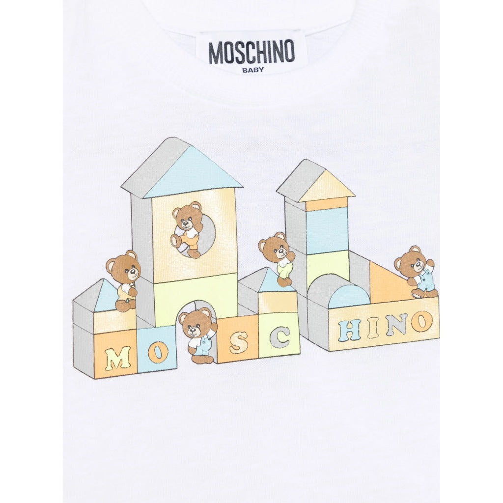 Moschino Kids Baby Bear Romper With Gift Box