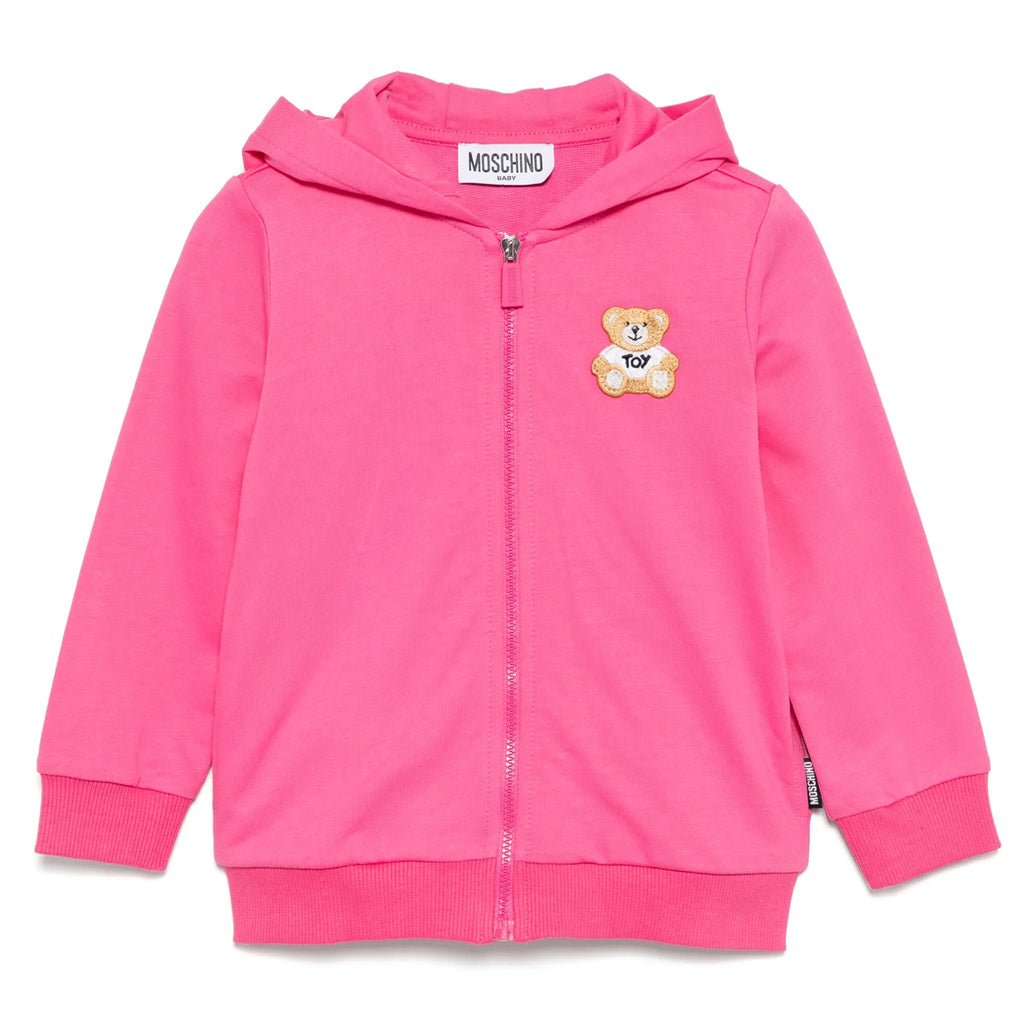 Moschino Kids Bear Ears Hooded Jacket